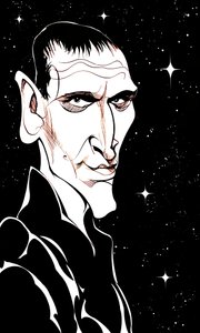 Christopher Eccleston come Doctor Who nella serie televisiva BBC omonima da Neale Osborne